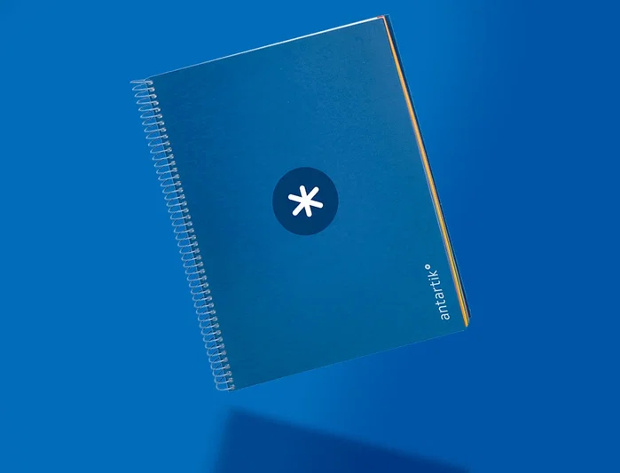 Antartik Cuaderno espiral A4 120 hojas tapa forrada azul oscuro Antartik Cuaderno espiral A4 120 hojas tapa forrada azul oscuro