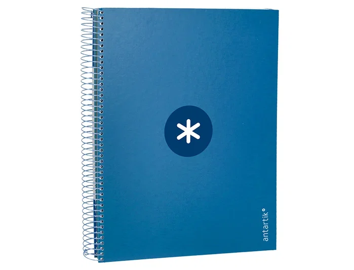 Antartik Cuaderno espiral A4 120 hojas tapa forrada azul oscuro Antartik Cuaderno espiral A4 120 hojas tapa forrada azul oscuro