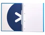 Antartik Cuaderno espiral A4 120 hojas tapa forrada azul oscuro