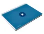 Antartik Cuaderno espiral A4 120 hojas tapa forrada azul oscuro