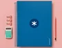 Antartik Cuaderno espiral A4 120 hojas tapa forrada azul oscuro