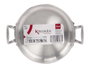 KINVARA Sartén de Aluminio con Asas de 14 cm, Plata
