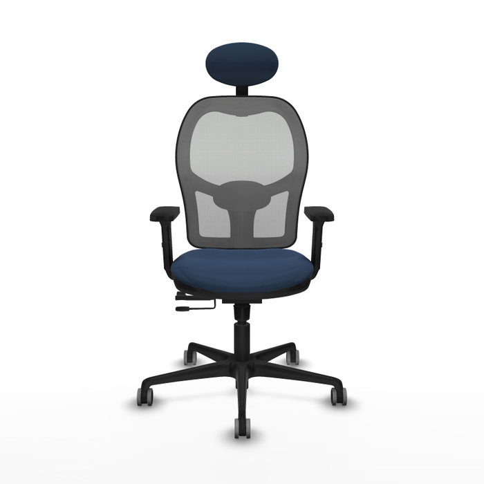 PIQUERAS Y CRESPO Silla de oficina Jorquera con Mecanismo Sincro/Traslack Azul Marino y Gris PIQUERAS Y CRESPO Silla de oficina Jorquera con Mecanismo Sincro/Traslack Azul Marino y Gris