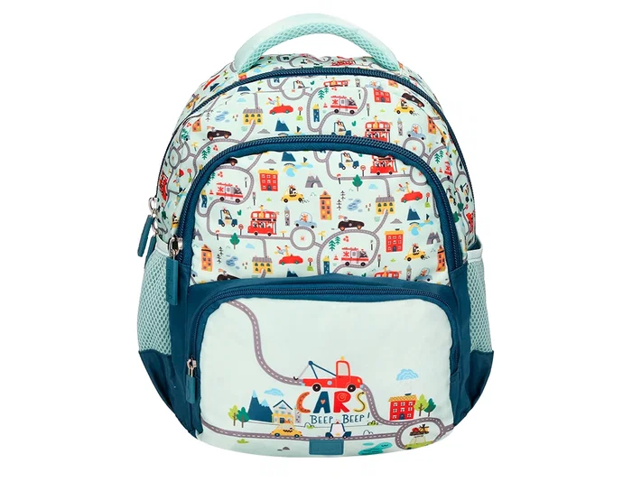 Liderpapel Mochila Multibolsillo Infantil Azul Cars 350x110x270 mm Liderpapel Mochila Multibolsillo Infantil Azul Cars 350x110x270 mm