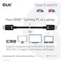 CLUB-3D Cable HDMI Ultra High Speed CAC-1372 2m 48Gbps 10K/120Hz