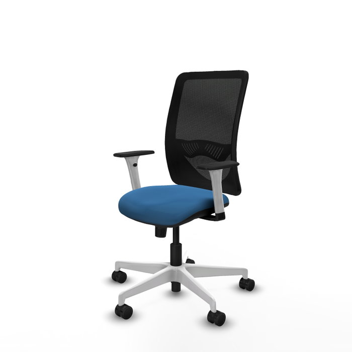 PIQUERAS Y CRESPO Silla de oficina Zulema Azul claro y Negro