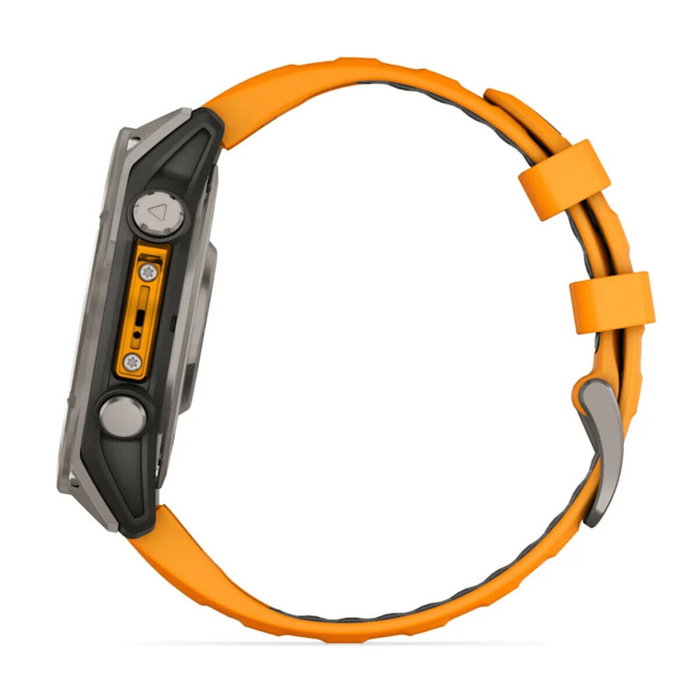 Garmin Reloj Inteligente fenix 8 Sapphire Titanium 010-02904-11 Gris/Naranja, GPS, Multideporte, Salud, Música, Pagos Garmin Pay Garmin Reloj Inteligente fenix 8 Sapphire Titanium 010-02904-11 Gris/Naranja, GPS, Multideporte, Salud, Música, Pagos Garmin Pay