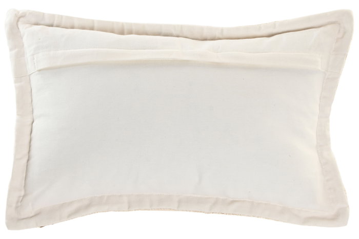 DKD Home Decor Cojin Tradicional Crudo 50 x 30 cm (2 Unidades)