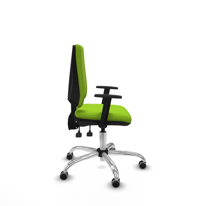 PIQUERAS Y CRESPO Silla de oficina Elche con mecanismo Asincro color Pistacho