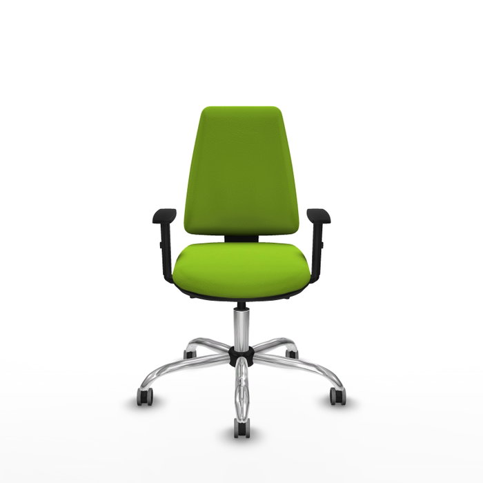 PIQUERAS Y CRESPO Silla de oficina Elche con mecanismo Asincro color Pistacho