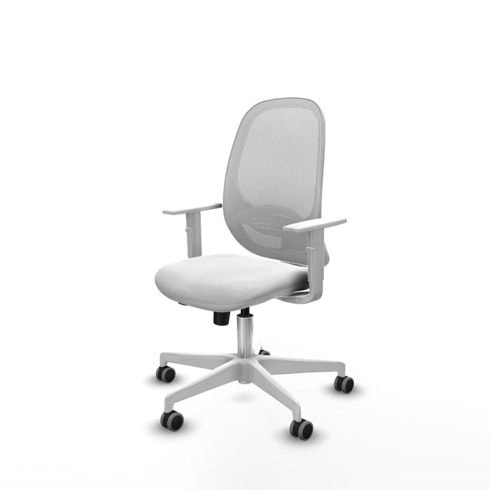 PIQUERAS Y CRESPO Silla de oficina Cilanco con mecanismo Sincro/Traslack en color Blanco