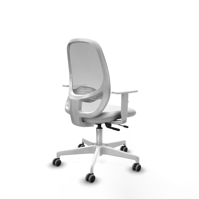 PIQUERAS Y CRESPO Silla de oficina Cilanco con mecanismo Sincro/Traslack en color Blanco
