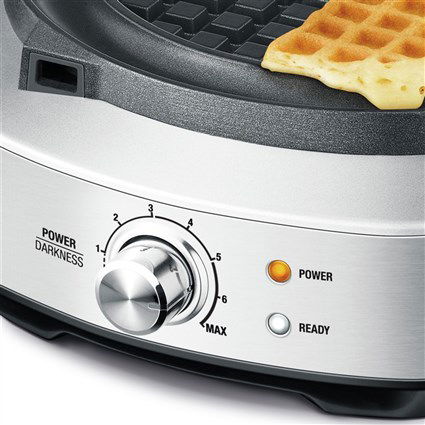 Sage SWM520BSS4EEU1 Gofrera Clásica Circular The No-Mess Waffle Acero Inox Cepillado