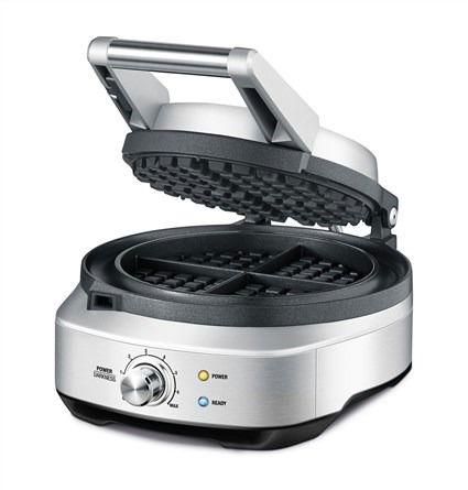 Sage SWM520BSS4EEU1 Gofrera Clásica Circular The No-Mess Waffle Acero Inox Cepillado