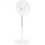 Tristar VE-5757 Ventilador de Pie 45W, 3 Aspas 40cm, 3 Velocidades, Oscilante 85°, Altura Ajustable 85-120cm, Blanco