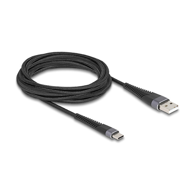 DeLOCK Cable USB 2.0 Tipo-A a Tipo-C 3m Negro DeLOCK Cable USB 2.0 Tipo-A a Tipo-C 3m Negro