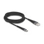 DeLOCK Cable USB 2.0 Tipo-A a Tipo-C 3m Negro