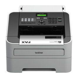 Brother FAX-2840 Fax Laser Monocromo Super G3 con Módem 33.6Kbps, Copiadora, Pantalla LCD y Conectividad ITU-T G3