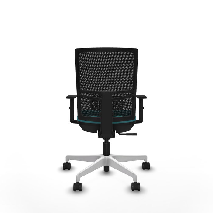 PIQUERAS Y CRESPO Silla de oficina Yunquera con mecanismo Sincro, Turquesa y Negro PIQUERAS Y CRESPO Silla de oficina Yunquera con mecanismo Sincro, Turquesa y Negro