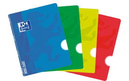 OXFORD Pack de 10 libretas Openflex A5 48h 90g cuadrícula 5x5 colores surtidos