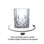 Hermia Set de Copas de Whisky de Vidrio Transparente - 2 Piezas