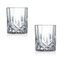 Hermia Set de Copas de Whisky de Vidrio Transparente - 2 Piezas