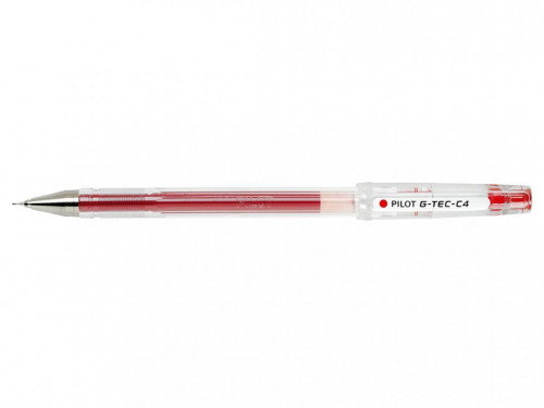 Pilot Bolígrafo G Tec-C4 Tinta Gel Roja Punta 0,4mm