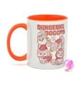 Glassstaff Taza Dungeons & Doggos con Dado D20 de Regalo Glassstaff Taza Dungeons & Doggos con Dado D20 de Regalo