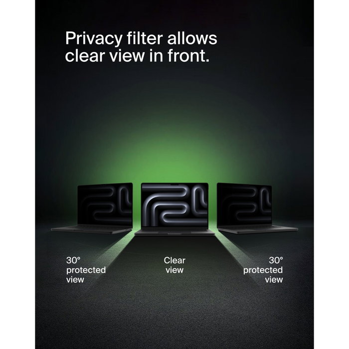 Belkin ScreenForce TruePrivacy Filtro de Privacidad para MacBook Pro 16, 16.2 Pulgadas, Negro