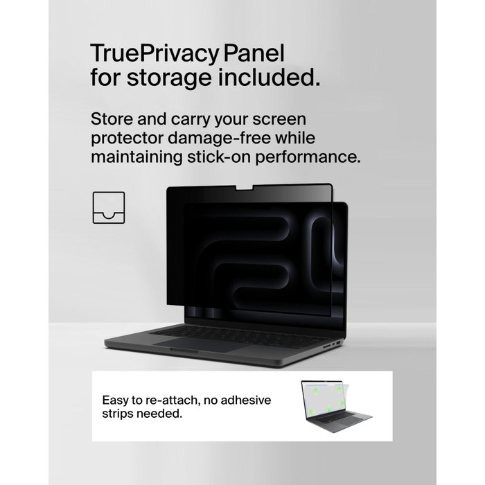 Belkin ScreenForce TruePrivacy Filtro de Privacidad para MacBook Pro 16, 16.2 Pulgadas, Negro
