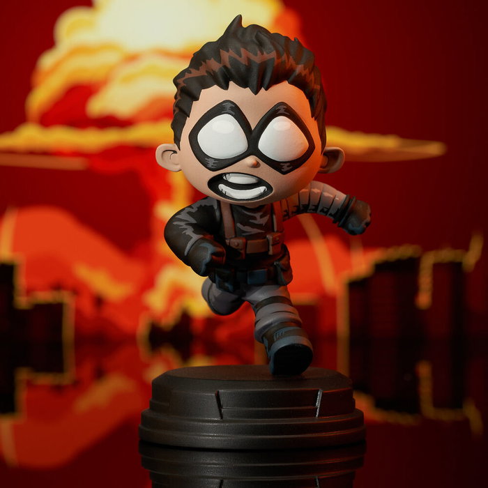 Gentle Giant Ltd. Figura Winter Soldier Animated Marvel de Skottie Young Resina 10cm Edición Limitada