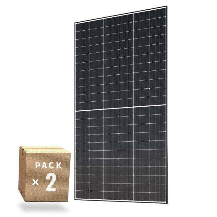 Ledvance Pack 2 Paneles Solares Monofacial Tipo P 460W Monocristalino Marco Negro 120 Celdas con Conectores Stäubli MC4 EVO2 Ledvance Pack 2 Paneles Solares Monofacial Tipo P 460W Monocristalino Marco Negro 120 Celdas con Conectores Stäubli MC4 EVO2