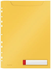 Funda Multitaladro Leitz Cosy Gran Capacidad Pp Opaco A4 11 Tal.Amarillo Pack De 3