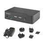StarTech.com KVM Switch DisplayPort 1.4 de 2 Puertos - 8K 60Hz / 4K 144Hz - 2x USB 3.0, 4x USB 2.0 - 2-Port 8K KVM-Switch