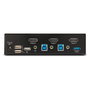 StarTech.com Switch KVM DisplayPort de 2 Puertos 8K60/4K144 Negro
