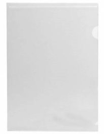 GRAFOPLAS Pack de 10 fundas para dossier con uñero A4 transparente