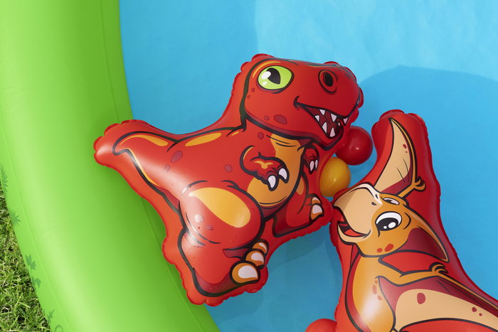 Bestway Piscina Hinchable Parque de Juegos Dinosaurios 241x140x137 cm +3-6 Años Jardin 53160