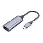 VALUE 12.99.1128 Adaptador USB-C a Ethernet RJ45 5 Gbit/s, Negro y Plata, 27 x 77 x 16 mm