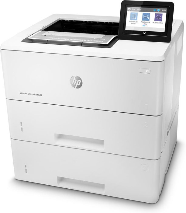 HP Laserjet Enterprise M507X Impresora Láser Monocromo, 43 ppm, Gigabit LAN, Wi-Fi