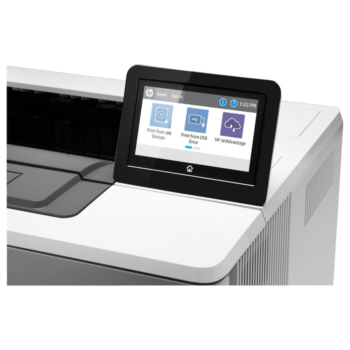 HP Impresora LaserJet Enterprise M507x, Láser, A4, 43 ppm, WiFi, Ethernet, Duplex Automático, 1200x1200 DPI, 512 MB, Pantalla Táctil 4.3"