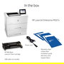 HP Impresora LaserJet Enterprise M507x, Láser, A4, 43 ppm, WiFi, Ethernet, Duplex Automático, 1200x1200 DPI, 512 MB, Pantalla Táctil 4.3"
