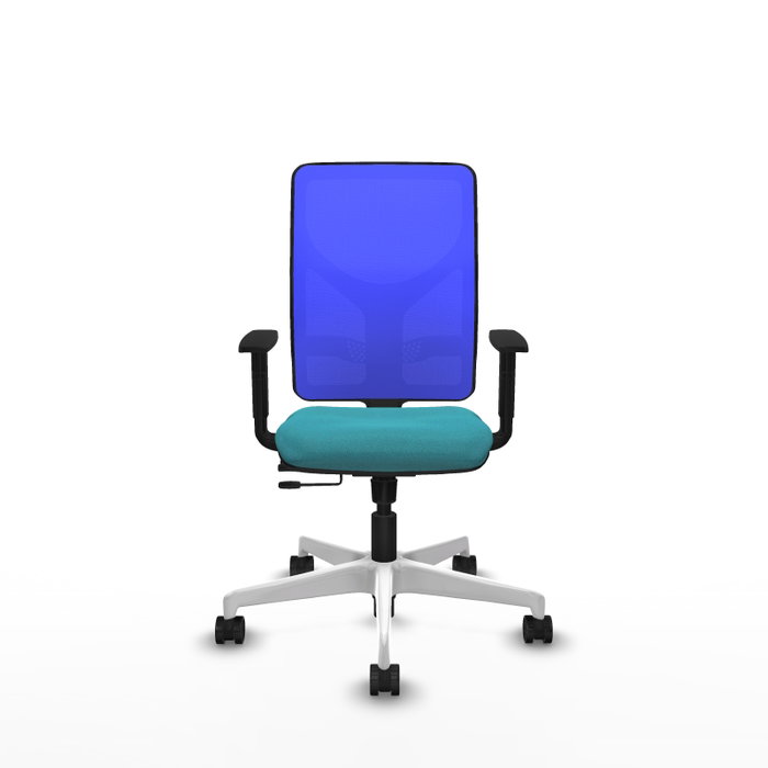 PIQUERAS Y CRESPO Silla de oficina Motilla con mecanismo Sincro/Traslack en Azul y Turquesa PIQUERAS Y CRESPO Silla de oficina Motilla con mecanismo Sincro/Traslack en Azul y Turquesa