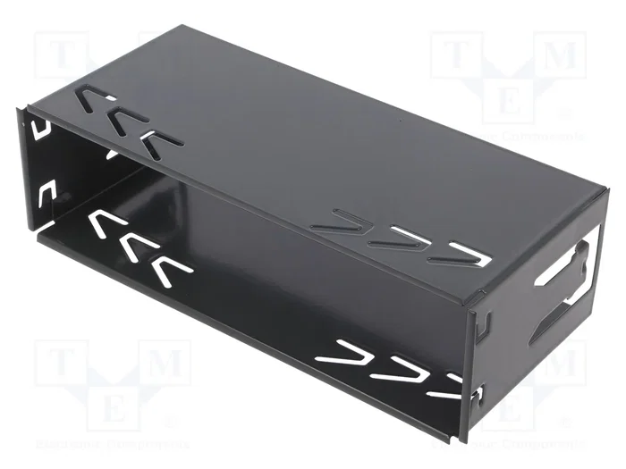 4CARMEDIA Semi-bastidor de montaje de radio 1 DIN para Kenwood, Negro 4CARMEDIA Semi-bastidor de montaje de radio 1 DIN para Kenwood, Negro