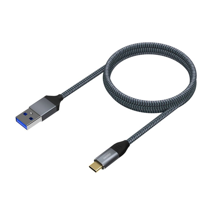 Aisens Cable USB 3.1 Gen2 Aluminio 10Gbps 3A USB-C a USB-A 2m Gris Aisens Cable USB 3.1 Gen2 Aluminio 10Gbps 3A USB-C a USB-A 2m Gris