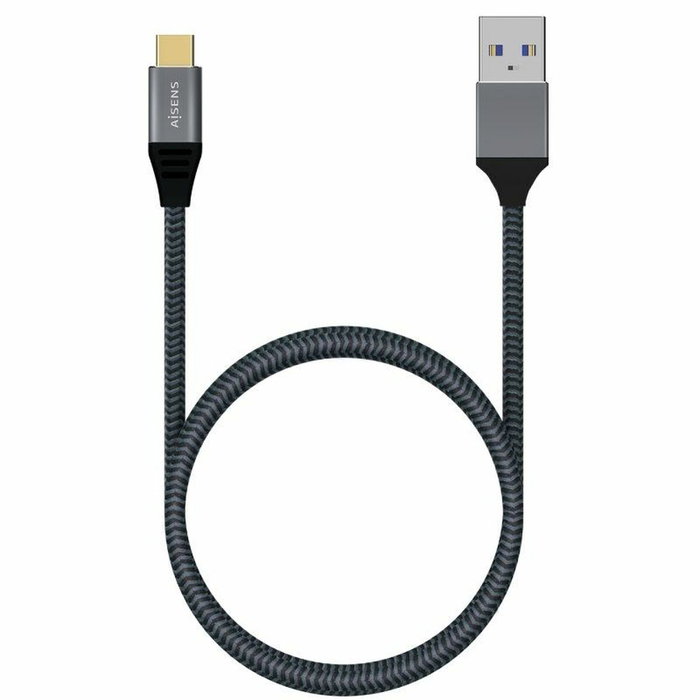Aisens Cable USB 3.1 Gen2 Aluminio 10Gbps 3A USB-C a USB-A 2m Gris Aisens Cable USB 3.1 Gen2 Aluminio 10Gbps 3A USB-C a USB-A 2m Gris