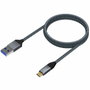 Aisens Cable USB 3.1 Gen2 Aluminio 10Gbps 3A USB-C a USB-A 2m Gris