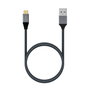 Aisens Cable USB 3.1 Gen2 Aluminio 10Gbps 3A USB-C a USB-A 2m Gris