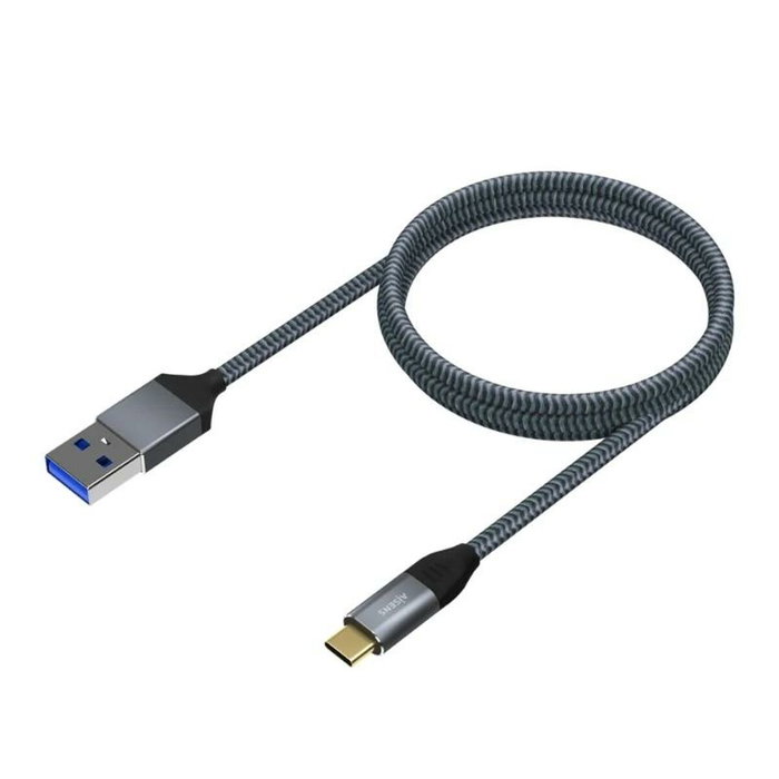 Aisens Cable USB 3.1 Gen2 Aluminio 10Gbps 3A USB-C a USB-A 2m Gris Aisens Cable USB 3.1 Gen2 Aluminio 10Gbps 3A USB-C a USB-A 2m Gris