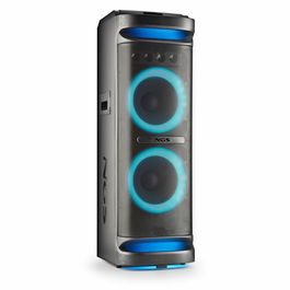 NGS Altavoz Bluetooth Portátil Wild Space 3 4000W con Luces LED y TWS para Fiestas y Karaoke