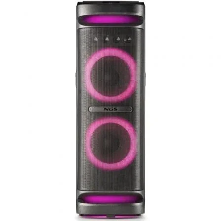 NGS Altavoz Bluetooth Portátil Wild Space 3 4000W con Luces LED y TWS para Fiestas y Karaoke